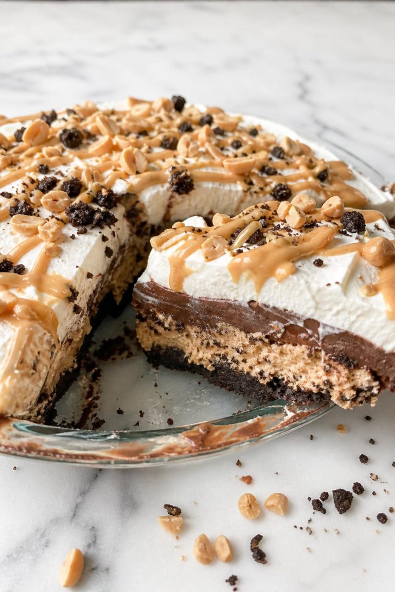 Peanut Butter Lasagna Pie