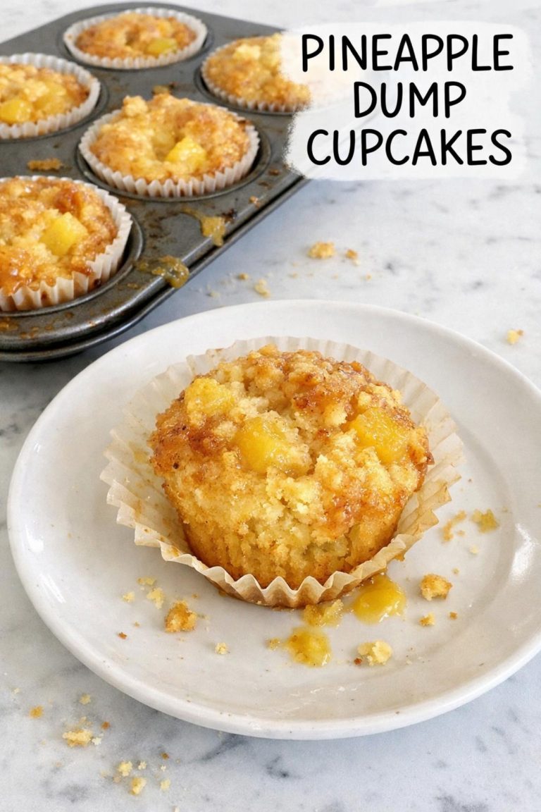 Pineapple Dump Cupcakes