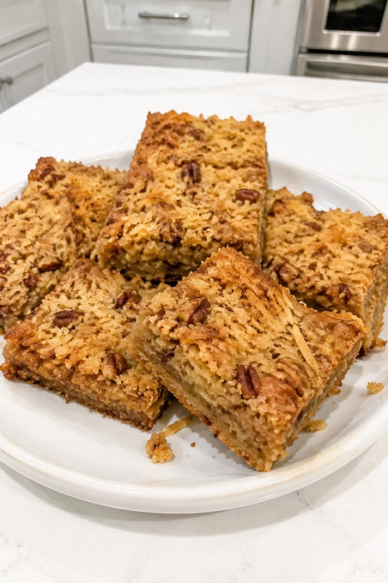 Coconut Pecan Cookie Bars