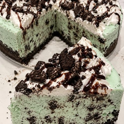 Mint Oreo Cheesecake