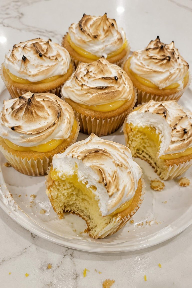 Old-Fashioned Lemon Pie Cupcakes