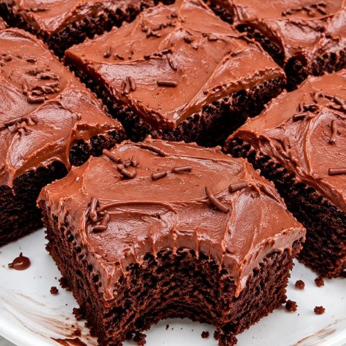 Southern Chocolate Sheet Cupcakes