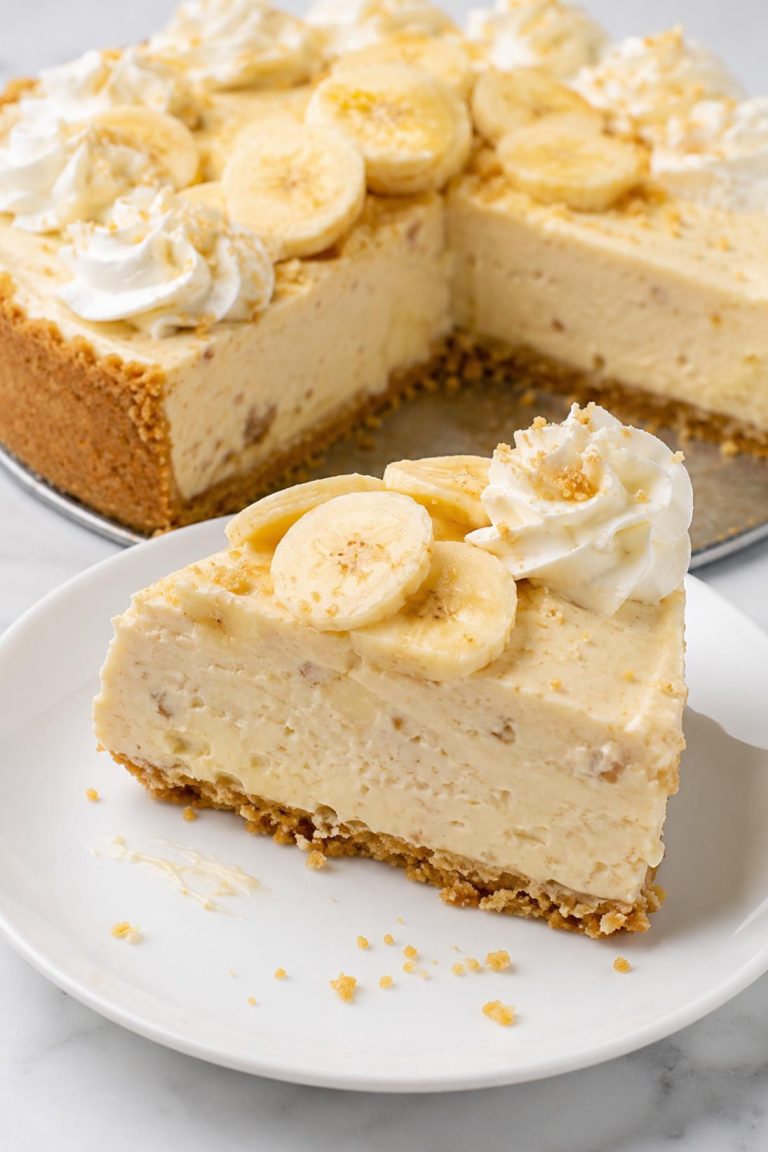 Banana Cheesecake Pie