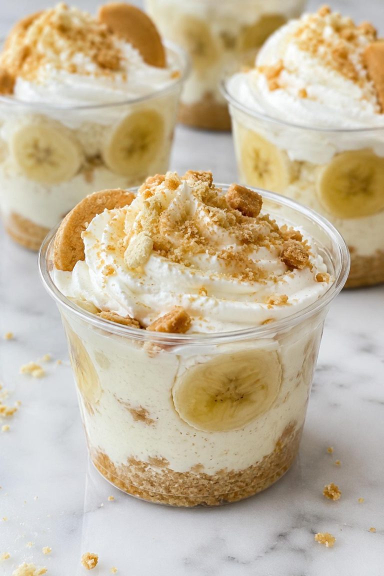 Banana Pudding Cheesecake Cups