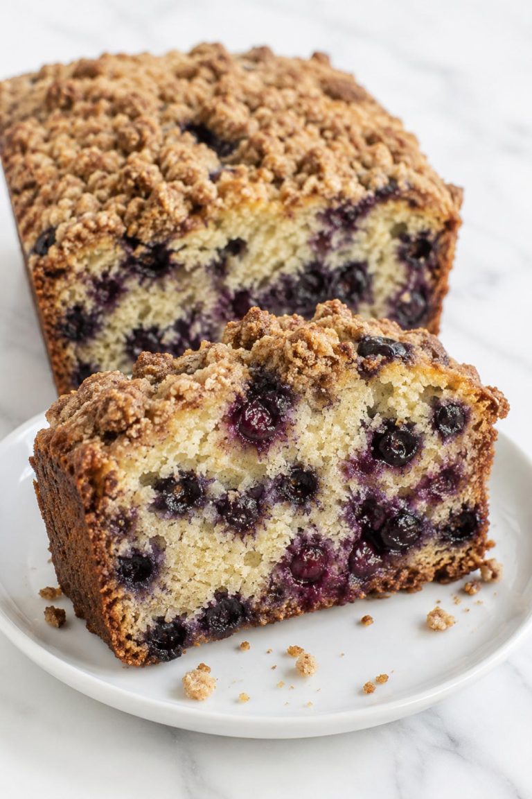 Blueberry Crumb Loaf
