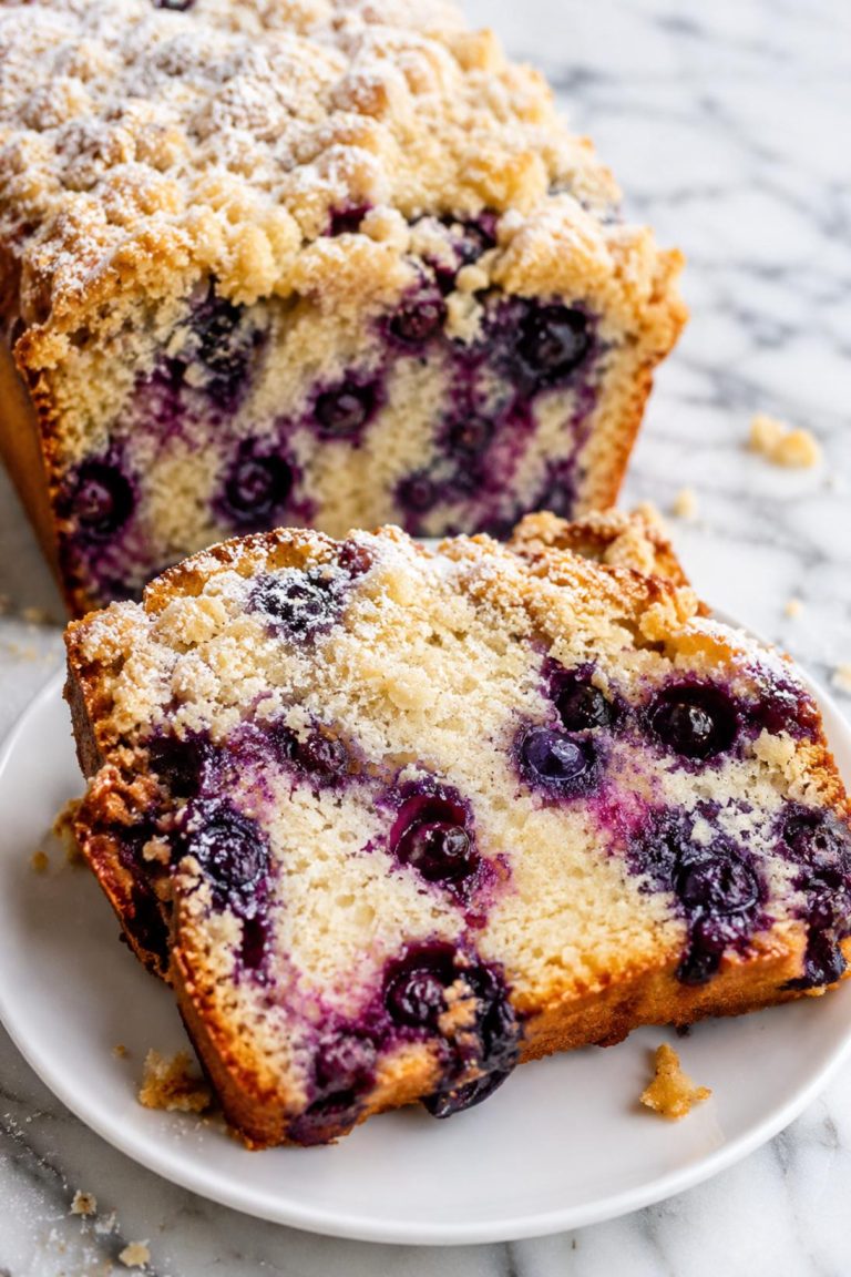 Blueberry Crumb Loaf