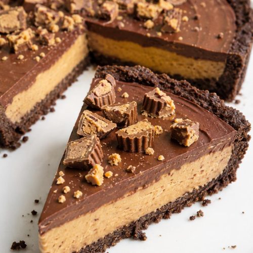 Chocolate Peanut Butter Cup Pie