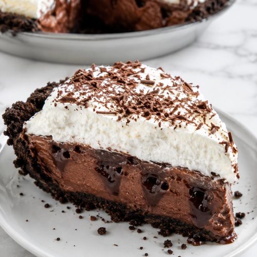 Chocolate Poke Pie
