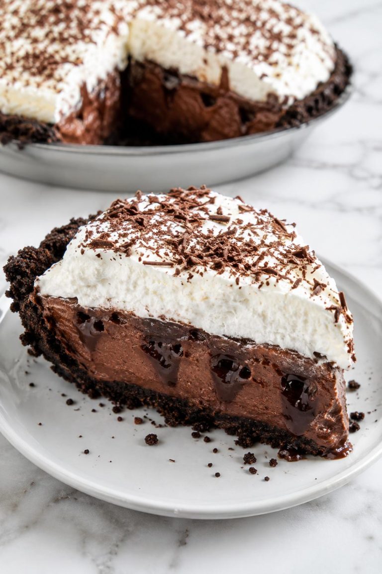 Chocolate Poke Pie