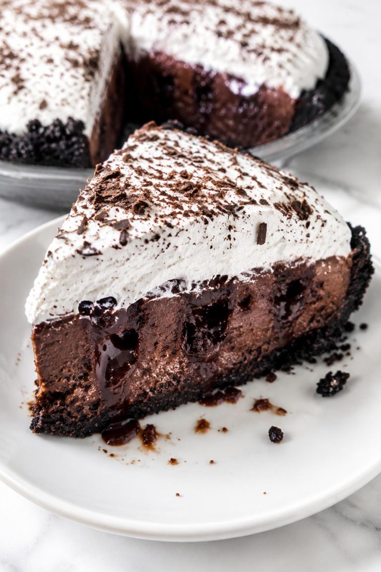 Chocolate Poke Pie