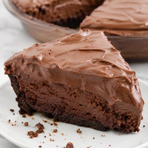 Chocolate Pudding Cake Pie