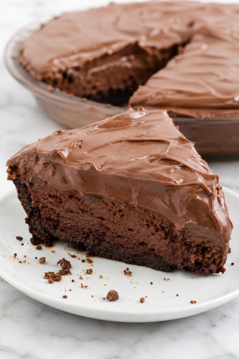 Chocolate Pudding Cake Pie