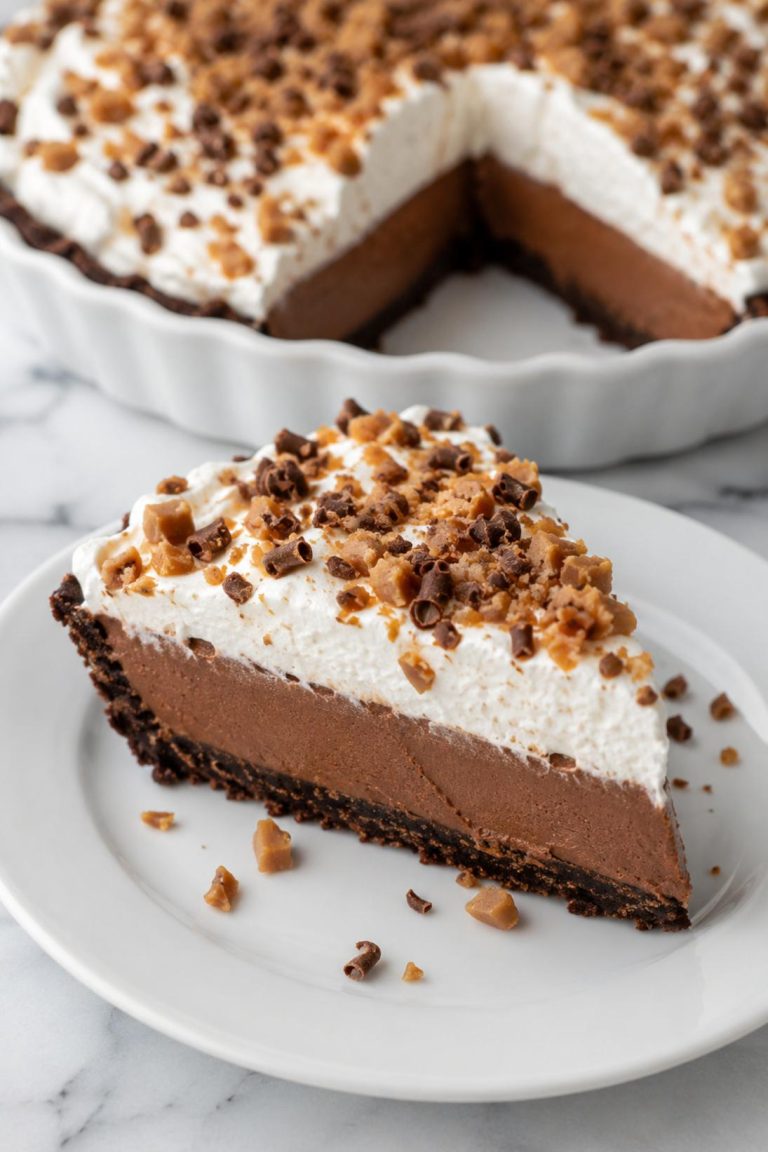 Chocolate Toffee Pie