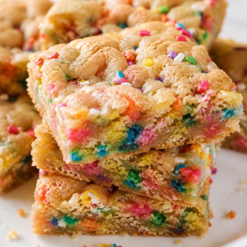 Confetti Cookie Bars