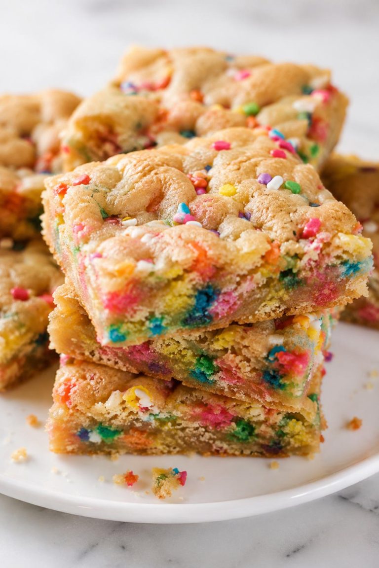 Confetti Cookie Bars