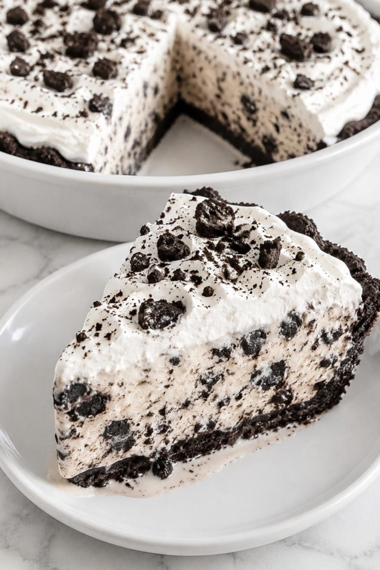 Cookies and Cream Ice Cream Pie