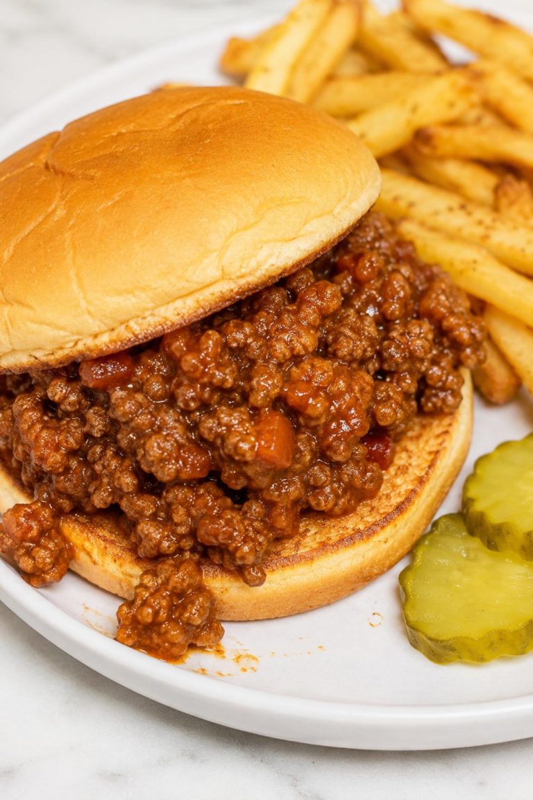 Ground Beef Sloppy Joe Dinner