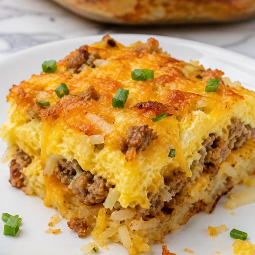 Hash Brown Sausage Egg Brunch Bake
