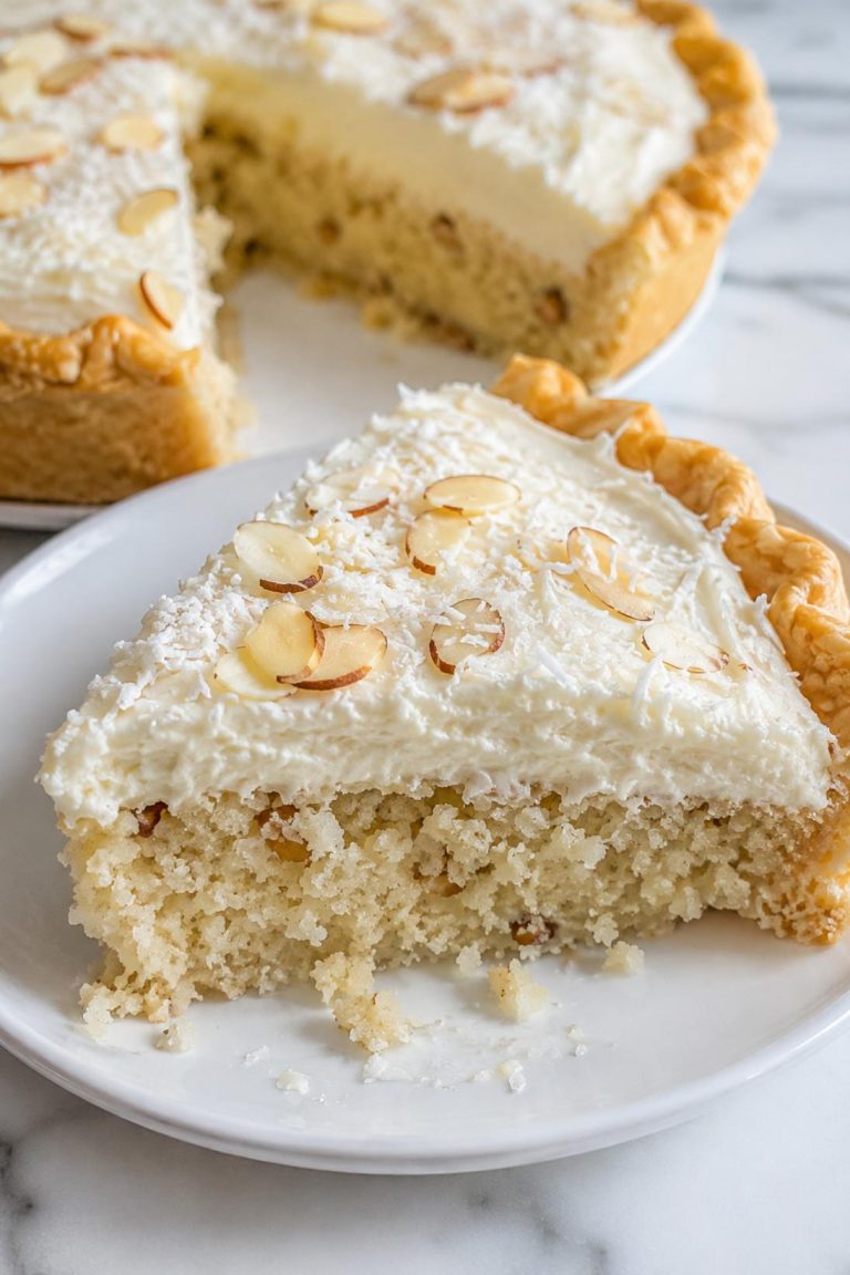 Italian Wedding Cake Pie