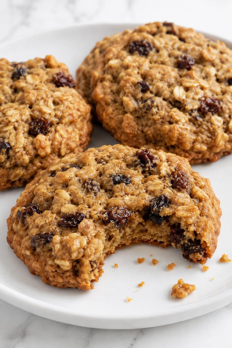 Maple Oatmeal Raisin Cookies