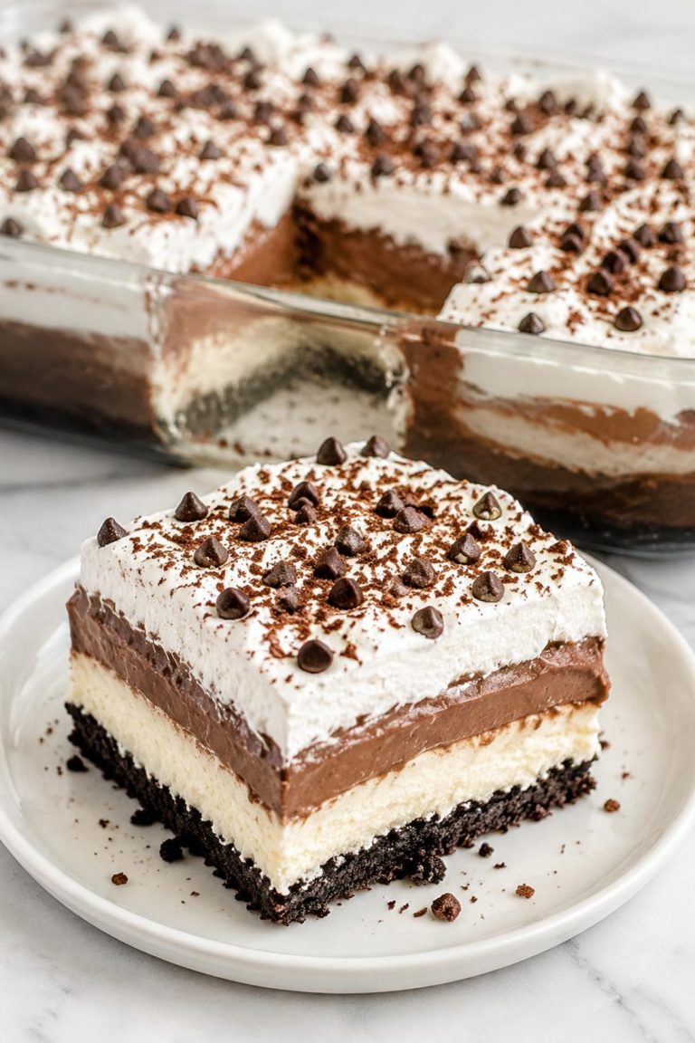 No-Bake Chocolate Lasagna