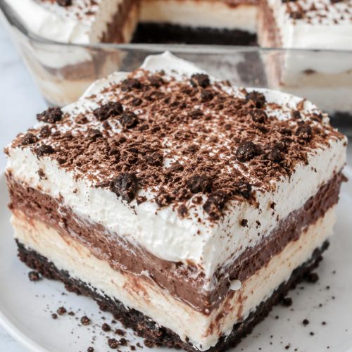 No-Bake Chocolate Lasagna Cake