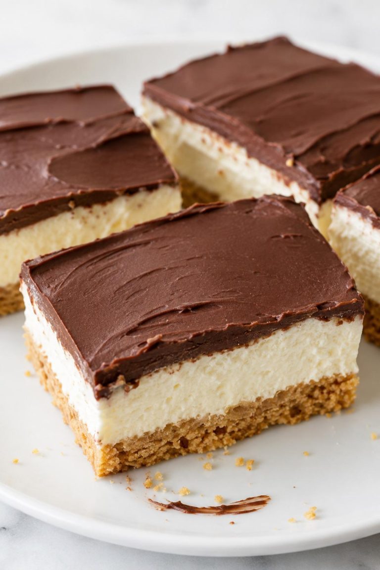 No-Bake Eclair Bars