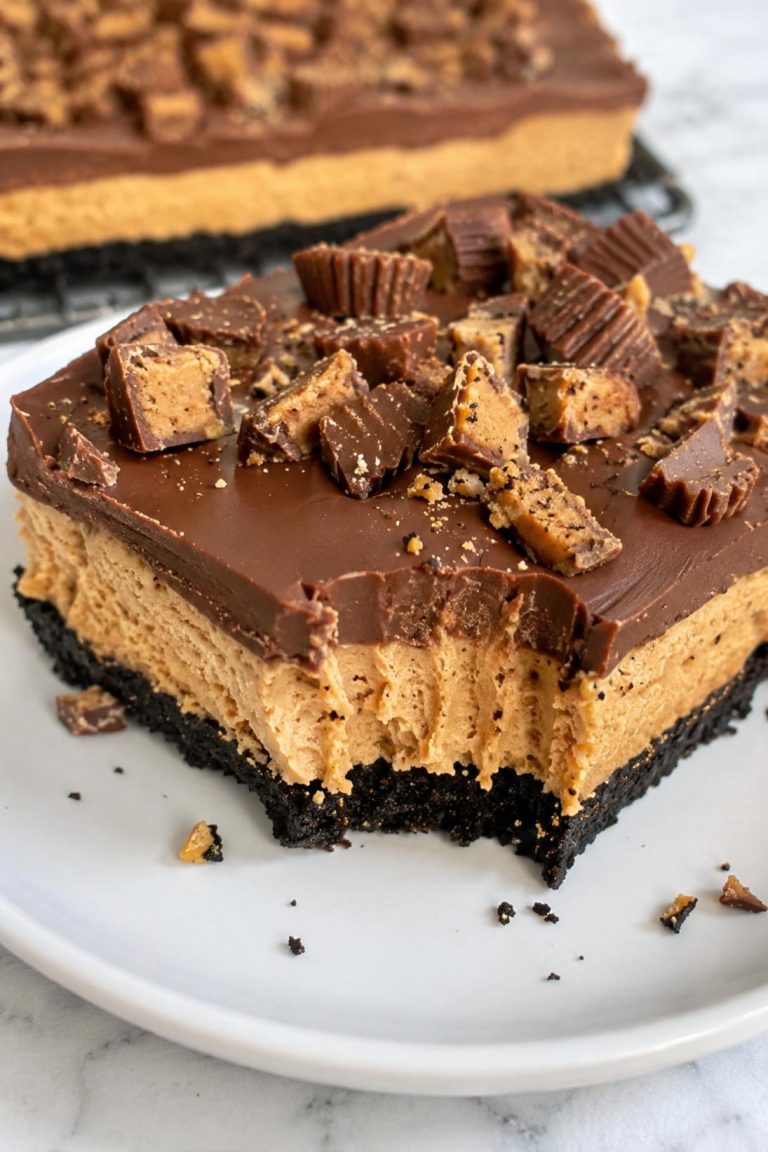 No-Bake Peanut Butter Cup Dessert