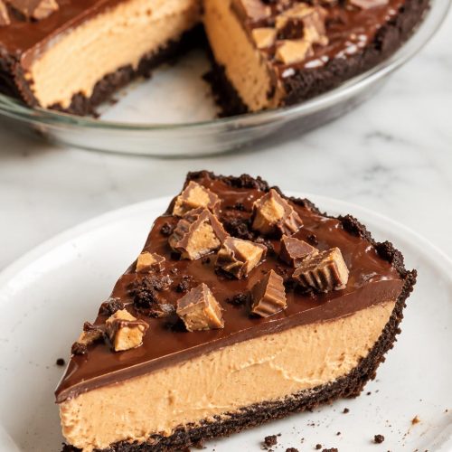 No-Bake Peanut Butter Cup Pie