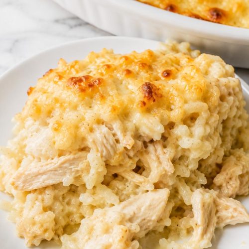 No-Peek Chicken Rice Casserole