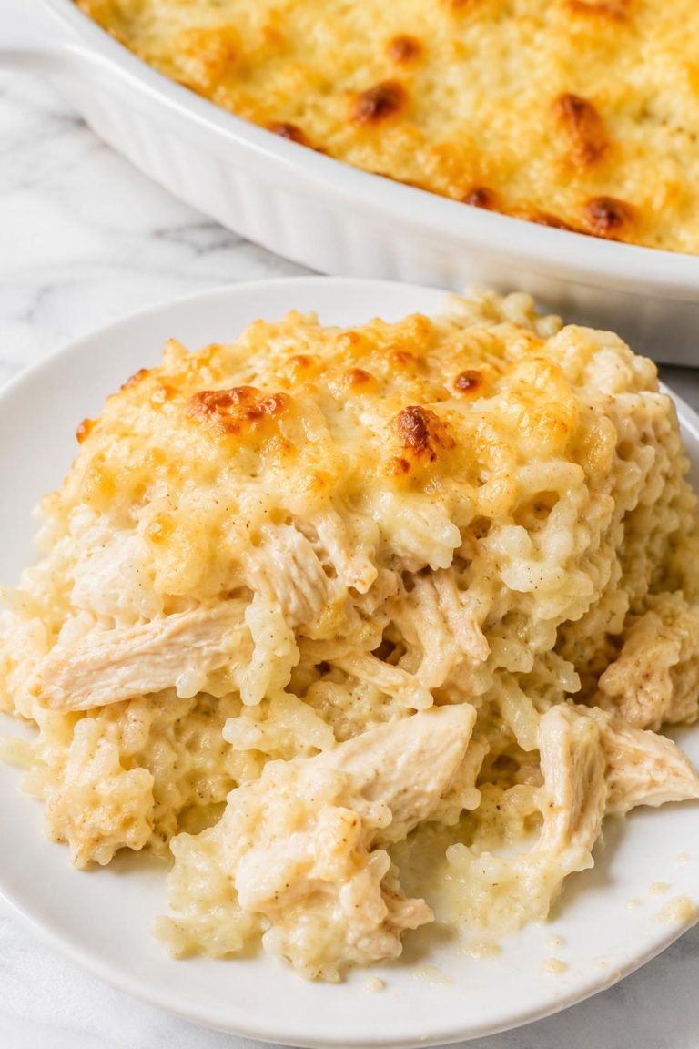 No-Peek Chicken Rice Casserole