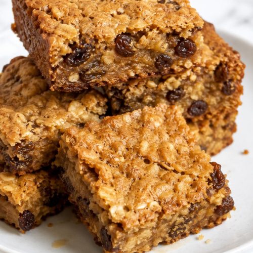 Oatmeal Raisin Blondies