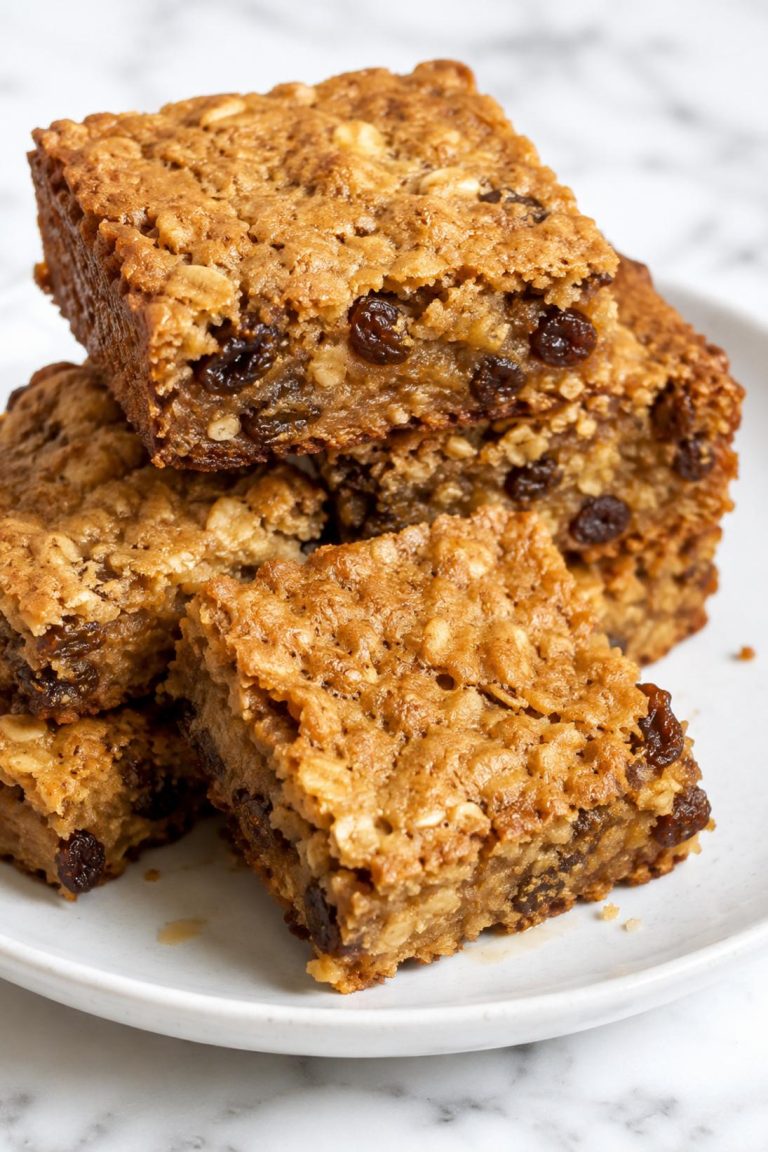 Oatmeal Raisin Blondies