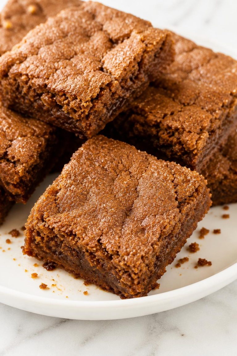 Old-Fashioned Molasses Cookie Bars