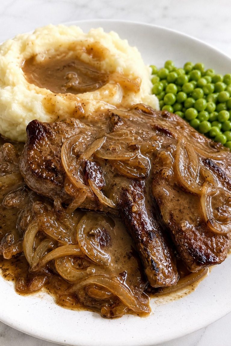 Onion Gravy Liver Dinner