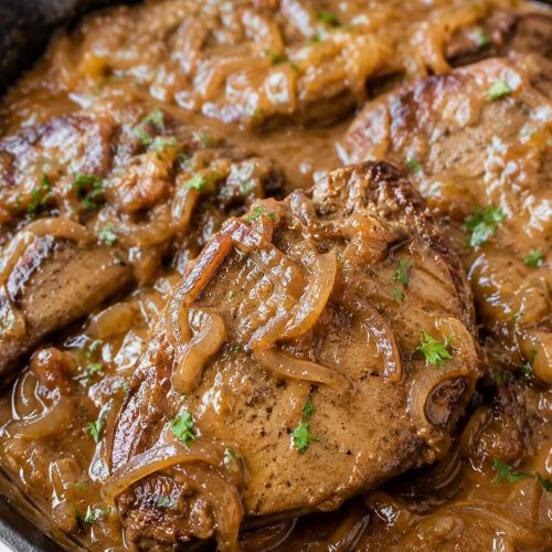 Onion Gravy Liver Skillet