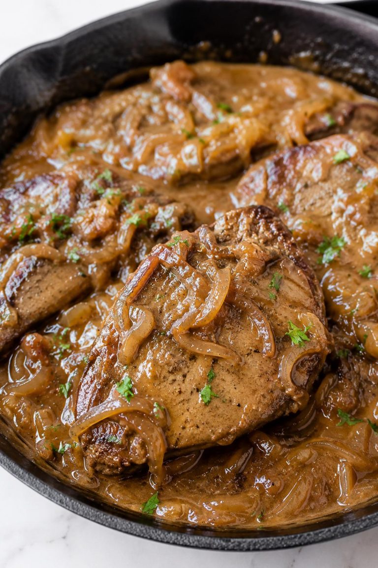 Onion Gravy Liver Skillet