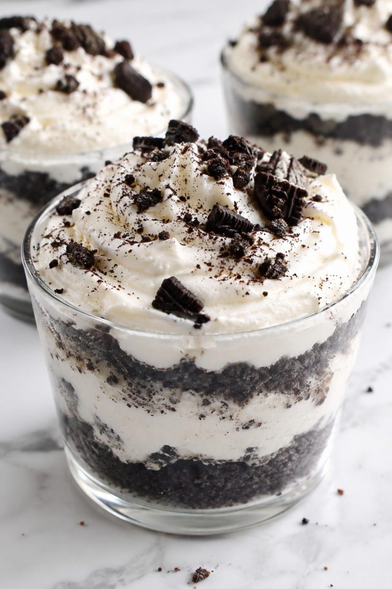 Oreo Cream Dessert Cups