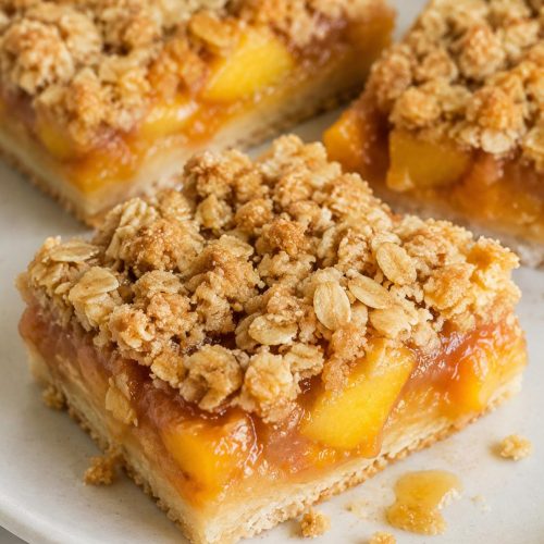 Peach Crisp Bars