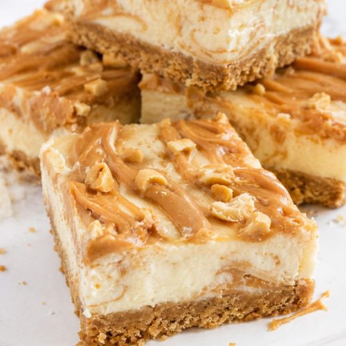 Peanut Butter Cream Cheesecake Bars