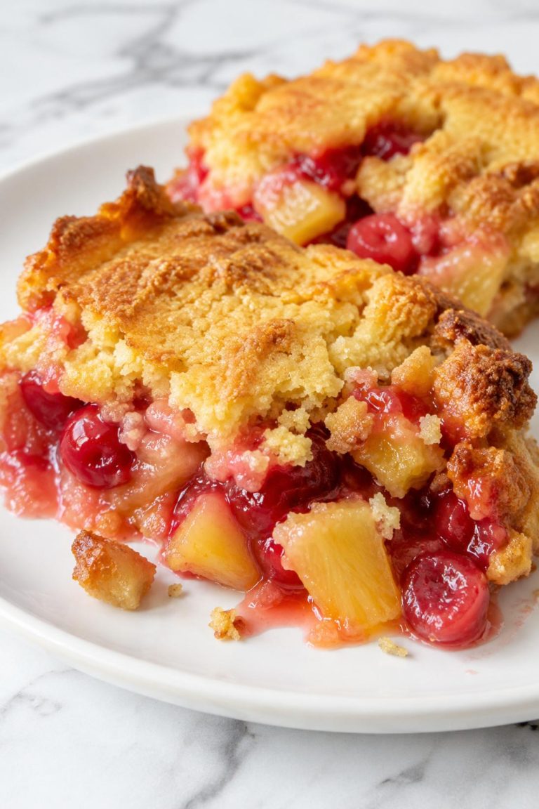 Pineapple Cherry Dump Cake