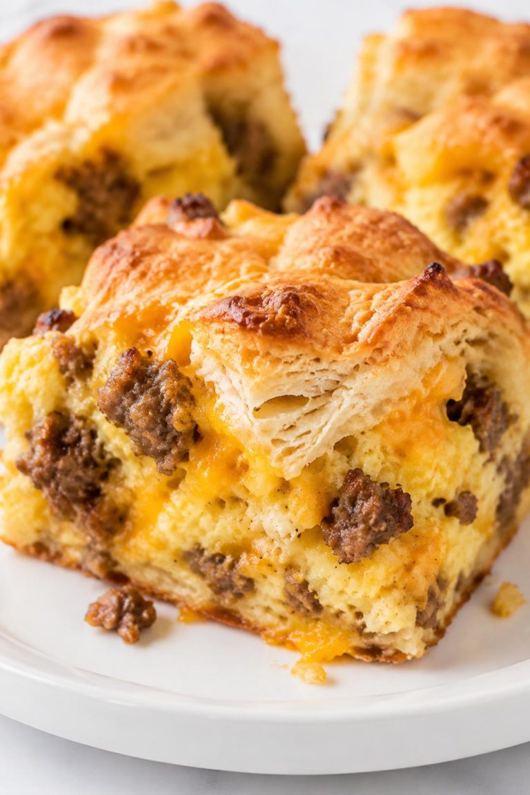 Sausage Biscuit Breakfast Bake