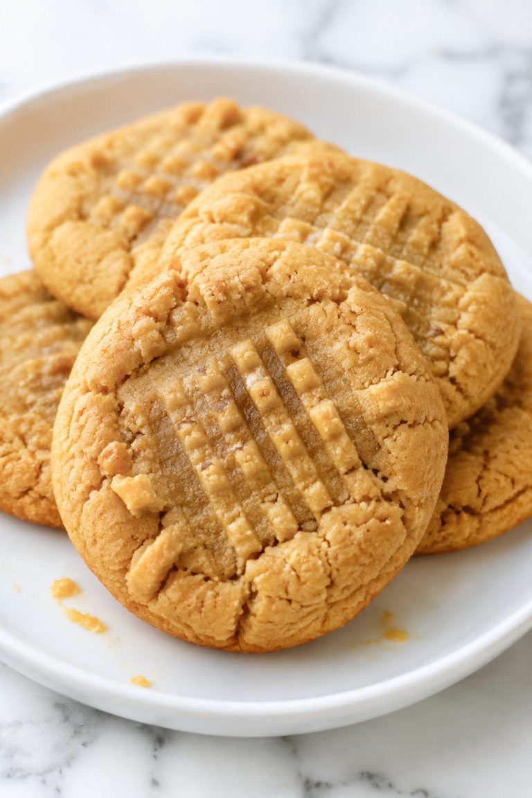 Soft and Chewy Peanut Butter Cookies