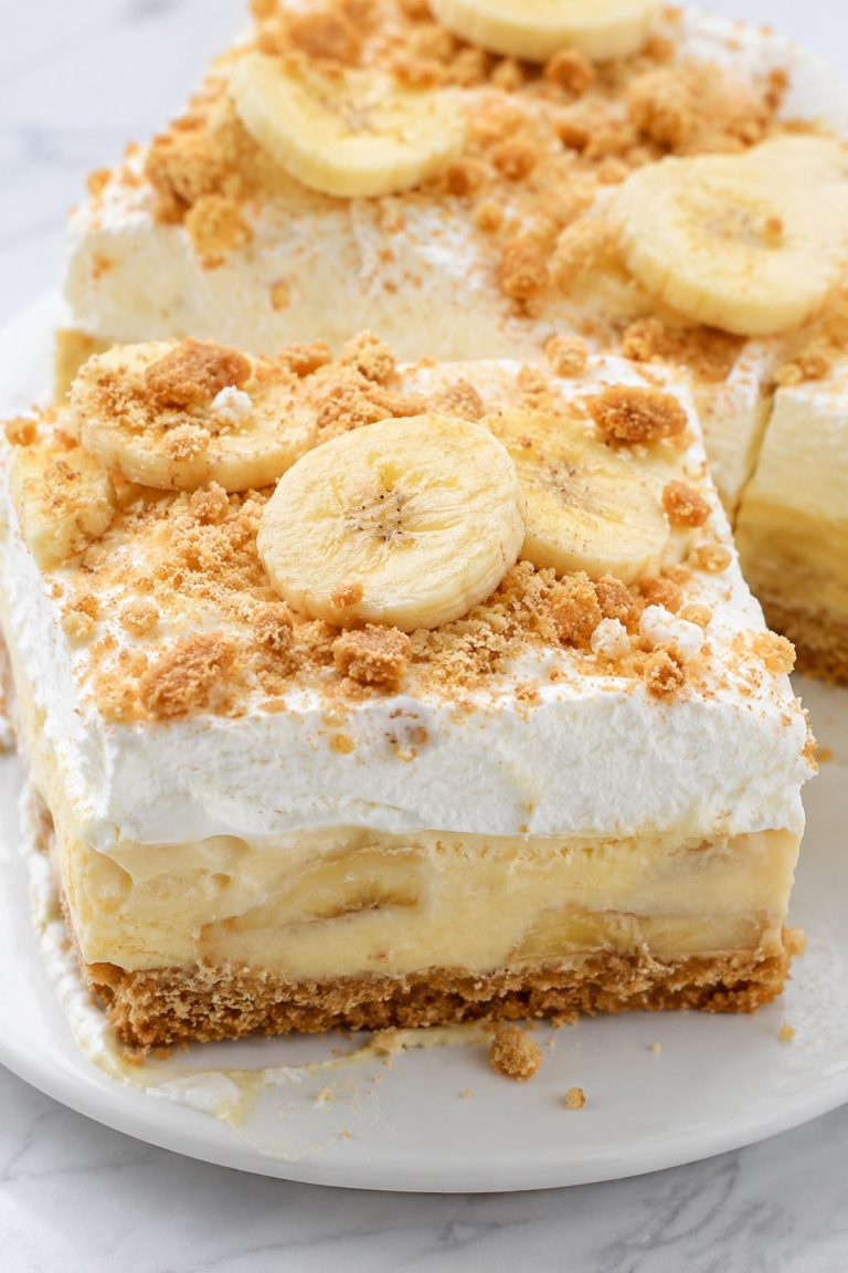 Southern Banana Pudding Bars