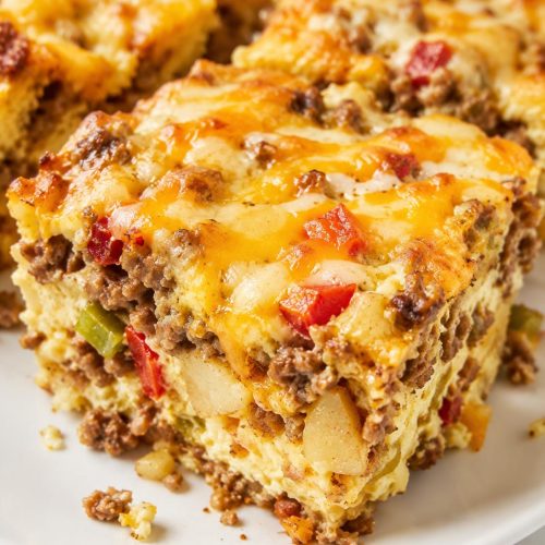 Southwest Beef Breakfast Casserole