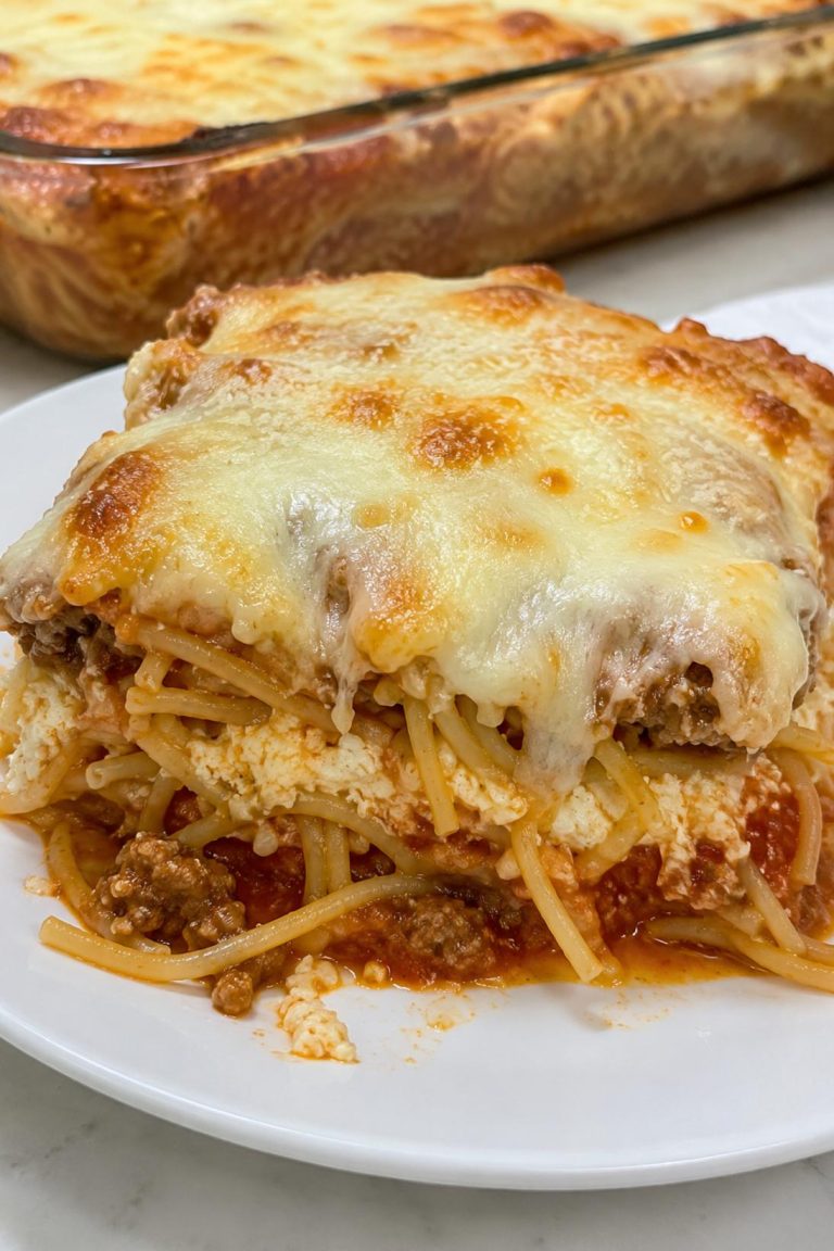 Spaghetti Casserole Bake