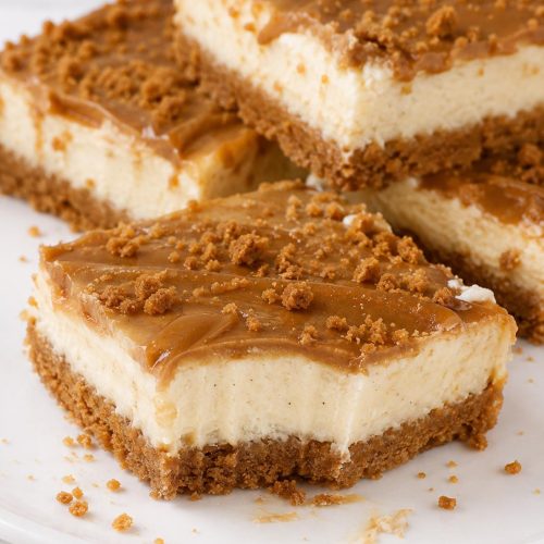 Speculoos Cheesecake Bars