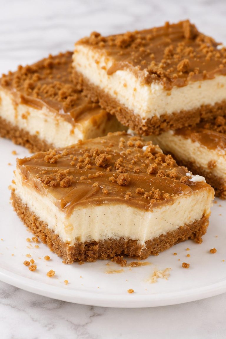 Speculoos Cheesecake Bars