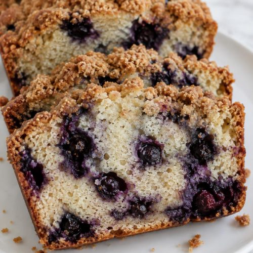 Streusel Blueberry Quick Bread