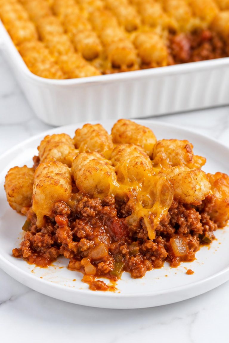 Tater Tot Sloppy Joe Bake